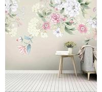 Minimalist Beautiful Plants Colourful Flowers 3D Wallpaper Easy Install Feature Office Living Room Sofa Bedroom TV Background Wall Decoration-250cm×170cm