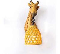 Minimalist Bedroom Bedside Lamp Giraffe Head Lamp Nordic Creative Personality Nursery Giraffe Gear Wall Lights Wall Lamp,Left