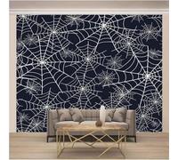 Minimalist Black and White Spider Web Creative Art 3D Wallpaper Luxury Home Dining Decor Paste Sofa Living Room The Wall for Bedroom Mural-400cm×280cm
