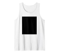 Minimalist Black Rectangle Geometric Graphic Outfit Tank Top