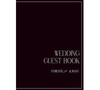Minimalist Black Wedding Guest book 8.5" x 11" Vertical Picture alignment: 100 page Polaroid Instax Lined Wedding Guest Book