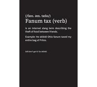 Minimalist Blank Notebook: Fanum Tax - A New Perspective | For Journaling, Sketching, Note Taking, and Creative Writing | 6 x 9, 120 Pages.: Bold and ... for Capturing Thoughts, Ideas, and Journal