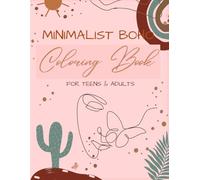 Minimalist Boho Coloring Book For Teens & Adults
