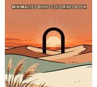 Minimalist Boho Coloring Book for Teens & Adults: 50 Simple Aesthetic Designs for Stress Relief, Relaxation & Mindfulness | Bohemian Line Art