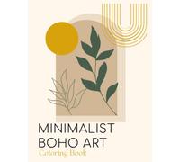 Minimalist boho modern art coloring book mindful patterns large print coloring book for adults abstract pattern and geometric adult coloring: ... book, minimalist boho coloring book line art