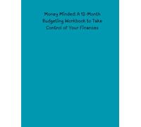 Minimalist Budget Planner | Money Management Workbook | 94-Page Expense Tracker for Monthly Budgeting & Savings Goals