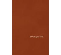 Minimalist Caramel Brown Hardcover Notebook - Basiouc Notes | Write at Your Own Pace: An elegant hardcover journal for mindful writing, reflection, intentional organization, and everyday inspiration