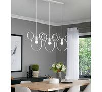 Minimalist Cartoon Pendant Light for Dining Room & Kids Room Décor with Cute Mouse Head - Metal Iron Hanging Fixture