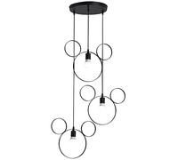 Minimalist Cartoon Pendant Light for Dining Room & Kids Room Décor with Cute Mouse Head - Metal Iron Hanging Fixture