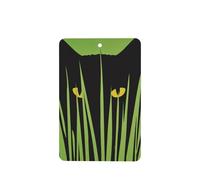 Minimalist Cat Peeking Through Grass Car Air Fresheners 4 Pcs Hanging Scented Cards Fragrance Scented Cards For Car Aromatherapy Tablets