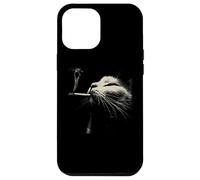 Minimalist Cat Whiskers Close Up Feline Portrait Case for iPhone 12 Pro Max