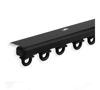 Minimalist Ceiling-Mounted Double ain Rail Set - 5m/16.4ft Silent Room Divider Track for Inward Opening & Shower Corners - Slish & Functal