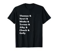 Minimalist Character Names The Maze Runner Fantasy Reader T-Shirt