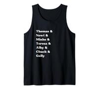 Minimalist Character Names The Maze Runner Fantasy Reader Tank Top