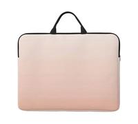 Minimalist Chic Pastel Dusty Rose Ombre Blush Pink, 14 Inch Laptop Sleeve, Notebook Bag Laptop Case Sleeve Briefcase with Handle
