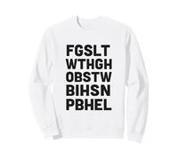 Minimalist Christian Typography Vintage Bible Commandment Sweatshirt