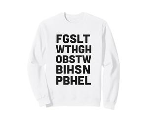 Minimalist Christian Typography Vintage Bible Commandment Sweatshirt