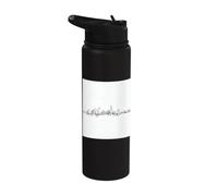 Minimalist City Skyline Urban Architectural Drawing Stainless Steel Insulated Water Bottle