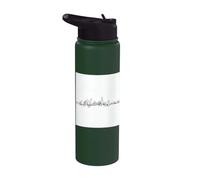 Minimalist City Skyline Urban Architectural Drawing Stainless Steel Insulated Water Bottle