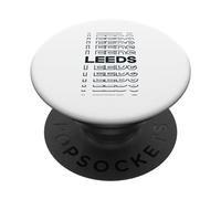Minimalist City - United Kingdom Modern Leeds PopSockets Swappable PopGrip