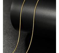 Minimalist Collarbone Chain Necklace Featuring 18K Gold Plating for Long-Lasting Shine and Elegant Layering (O-shaped)