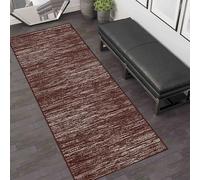 Minimalist Collection Rugs, 60x150cm, Contemporary Brown Messy Lines Texture Stylish Abstract Neutral Large Carpet, Cozy Reduce Noise Home Goods Washable Rugs for Kitchen Office
