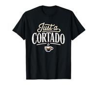 Minimalist Cortado Drinker Clean Coffee No Frills Barista T-Shirt