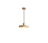 Minimalist Cream Style Vintage Restaurant Café Farmhouse Hanging Lamp Retro Creative Solid Wood Pendant Light Villa Club Guesthouse Lighting Fixture Balcony Kitchen Island