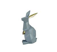 Minimalist Creative Geometric Rabbit Statue Figurine Resin Animal Statuette Sculpture Decor Cute Home Living Room Office Desktop Decoration Ornament,1 Art collection