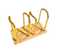 Minimalist Cup Storage Rack Natural Wood Based Easy Access Design Kitchen Countertop Organizer for Everyday Useful Home Organization