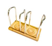 Minimalist Cup Storage Rack Natural Wood Based Easy Access Design Kitchen Countertop Organizer for Everyday Useful Home Organization