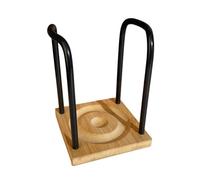 Minimalist Cup Storage Rack Natural Wood Based Easy Access Design Kitchen Countertop Organizer for Everyday Useful Home Organization