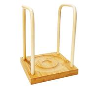 Minimalist Cup Storage Rack Natural Wood Based Easy Access Design Kitchen Countertop Organizer for Everyday Useful Home Organization