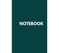 Minimalist Dark Green Notebook: 101 Pages - Plain Paper Hardcover Journal: Premium Forest Green Hardcover Notebook | 6 x 9 Inches | Elegant Feather Edition with Blank Plain Paper