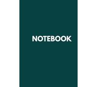 Minimalist Dark Green Notebook: 151 Pages - Plain Paper Hardcover Journal: Premium Forest Green Hardcover Notebook | 6 x 9 Inches | Elegant Feather Edition with Blank Plain Paper