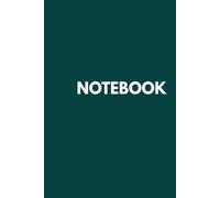 Minimalist Dark Green Notebook: 251 Pages - Plain Paper Hardcover Journal: Premium Forest Green Hardcover Notebook | 6 x 9 Inches | Elegant Feather Edition with Blank Plain Paper