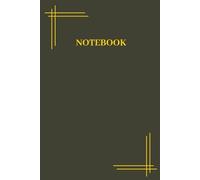 Minimalist Dark Grey and Gold Notebook: Elegant Lined Journal for Professional Notes, Writing and Creative Ideas - Sleek Minimalist Matte Cover (6 x 9, 120 Pages)