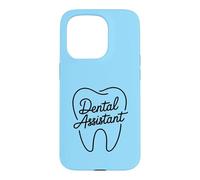 Minimalist Dental Assistant Tooth Dentistry Case for iPhone 15 Pro