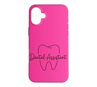 Minimalist Dental Assistant Tooth Dentistry Case for iPhone 16 Plus