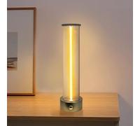 Minimalist Desk Lamp, Wireless Table Lamps, Rechargeable LED Bedside Lamps, Dimmable with 3 Levels for Gaming, Home Office, Bedroom, Living Room, Kitchen, Bar, Restaurant (B)