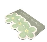 Minimalist Diatomaceous Earth Bath Mat,Non-slip Flower Patterned Bath Rugs
