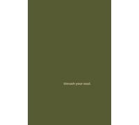 Minimalist & Elegant Olive Green Notebook - Basiouc Notes | Unrush Your Mind: A soft matte journal for calm writing, reflections, ideas, and everyday inspiration | Clean design for mindful moments