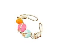 Minimalist Entangled Stone Rings Inspired Finger Jewelry Delicate Adjustable Fit for Any Occasion Geometric Stone