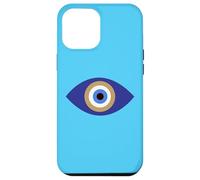 Minimalist Evil Eye of Blue Nazar for Spiritual Protection Case for iPhone 12 Pro Max