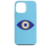 Minimalist Evil Eye of Blue Nazar for Spiritual Protection Case for iPhone 13 Pro Max