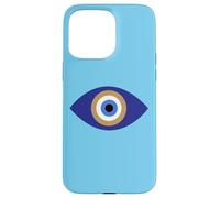 Minimalist Evil Eye of Blue Nazar for Spiritual Protection Case for iPhone 15 Pro Max