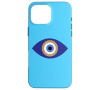 Minimalist Evil Eye of Blue Nazar for Spiritual Protection Case for iPhone 16 Pro Max