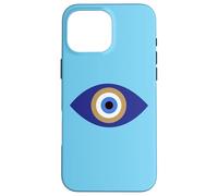 Minimalist Evil Eye of Blue Nazar for Spiritual Protection Case for iPhone 16 Pro Max