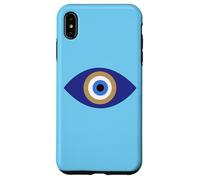 Minimalist Evil Eye of Blue Nazar for Spiritual Protection Case for iPhone XS Max