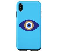 Minimalist Evil Eye of Blue Nazar for Spiritual Protection Case for iPhone XS Max